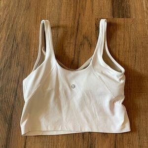 White lulu lemon tank top